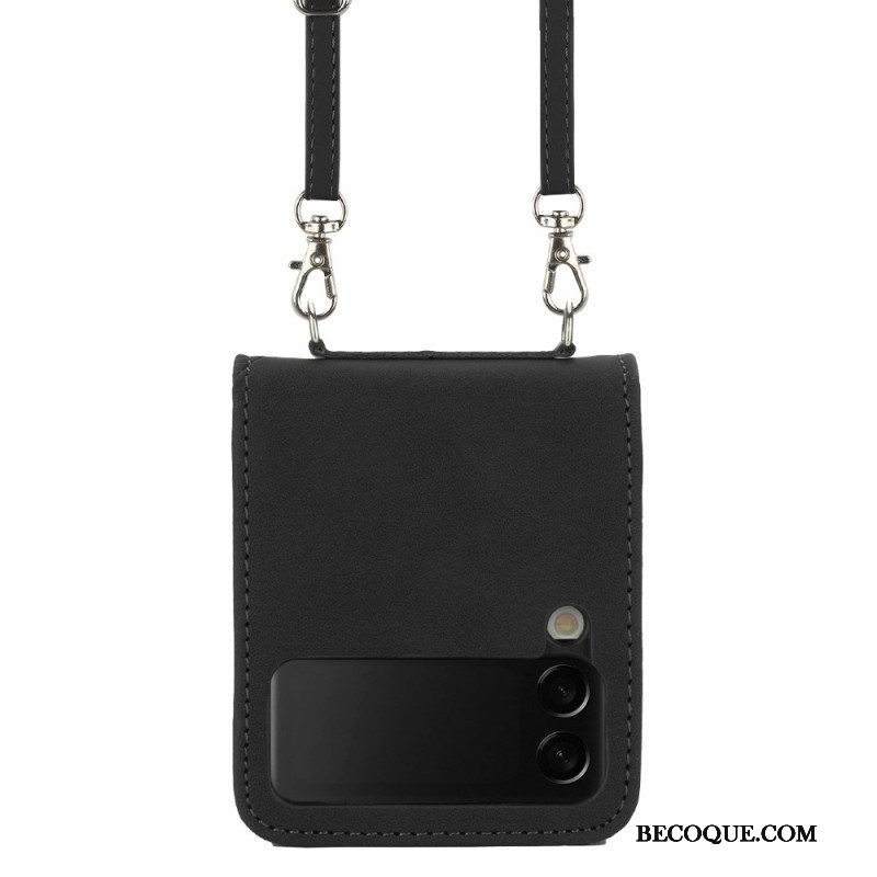 Kuori Samsung Galaxy Z Flip 4 Kotelot Flip Kolmiot Olkahihnalla