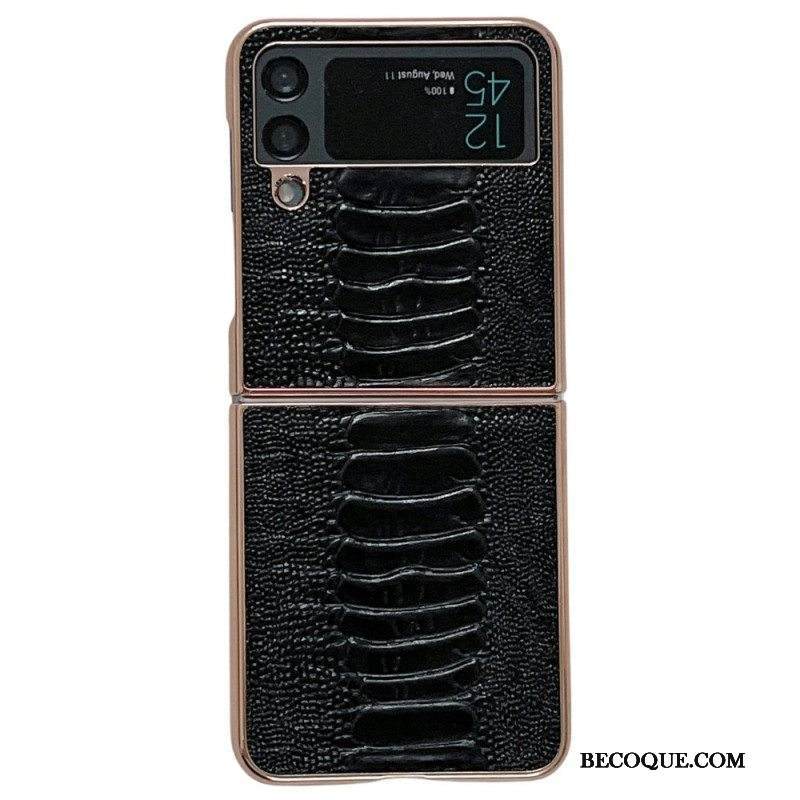 Kuori Samsung Galaxy Z Flip 4 Kotelot Flip Krokotiilin Muotoilu