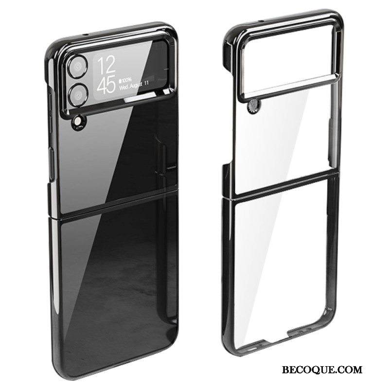 Kuori Samsung Galaxy Z Flip 4 Kotelot Flip Metallistyyliset Reunat