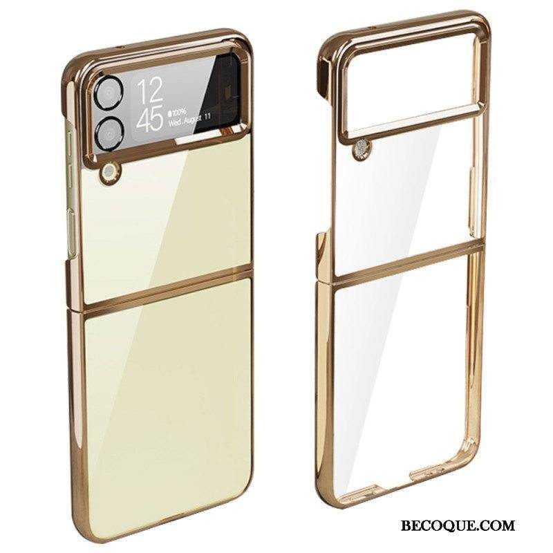 Kuori Samsung Galaxy Z Flip 4 Kotelot Flip Metallistyyliset Reunat