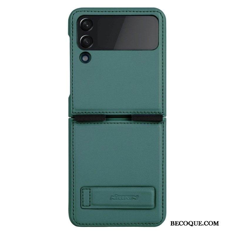 Kuori Samsung Galaxy Z Flip 4 Kotelot Flip Nahka Ja Pidike Nillkin