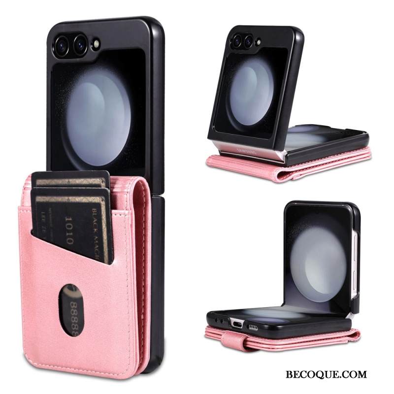 Kuori Samsung Galaxy Z Flip 7 Fe Azns Keinonahkainen Korttikotelo