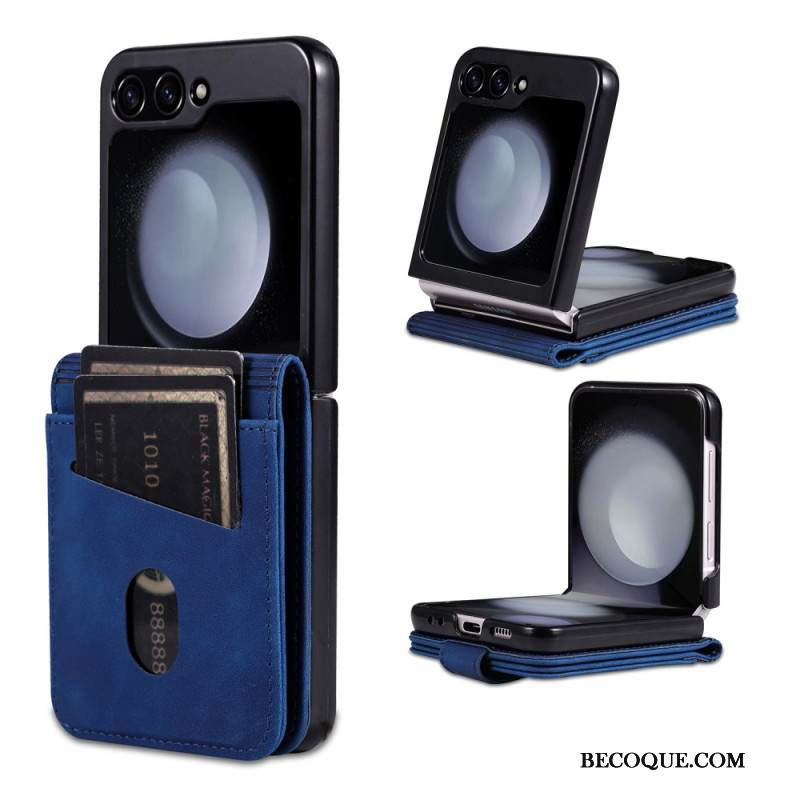 Kuori Samsung Galaxy Z Flip 7 Fe Azns Keinonahkainen Korttikotelo