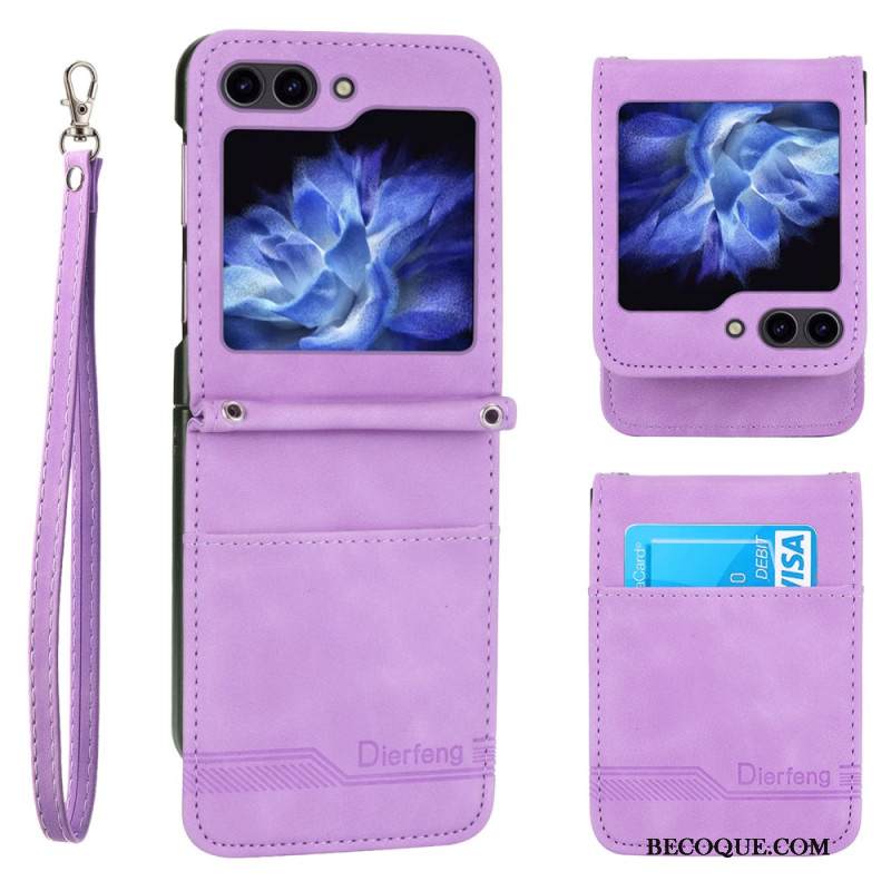 Kuori Samsung Galaxy Z Flip 7 Fe Dierfeng-korttikotelo