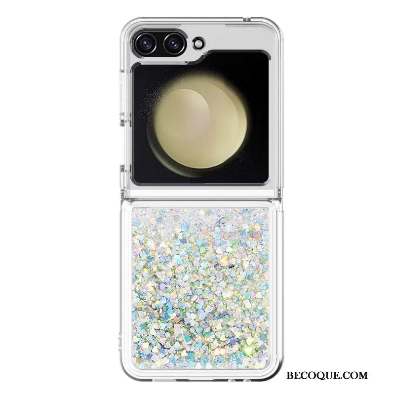 Kuori Samsung Galaxy Z Flip 7 Fe Glitter Suojakuori