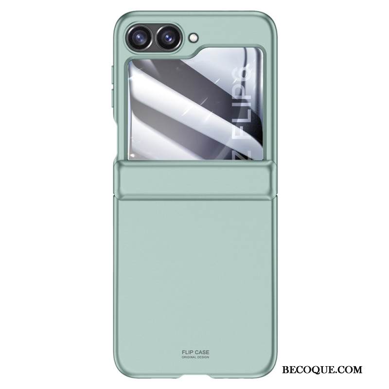 Kuori Samsung Galaxy Z Flip 7 Fe Karkaistusta Lasista Valmistettu Saranasuoja Ja Näytönsuoja