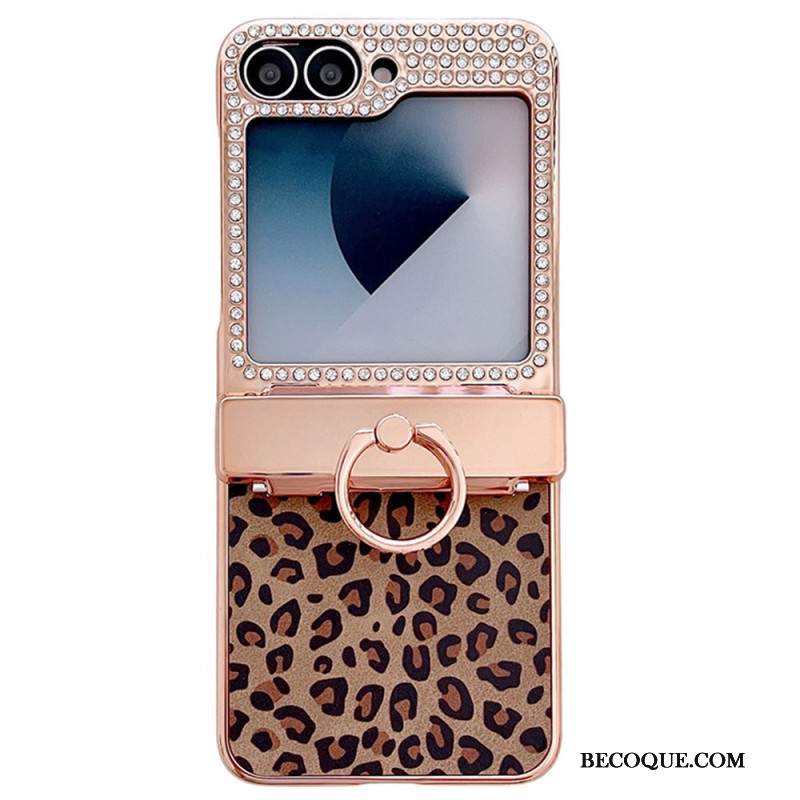 Kuori Samsung Galaxy Z Flip 7 Fe Leopardikuvio Suojakuori