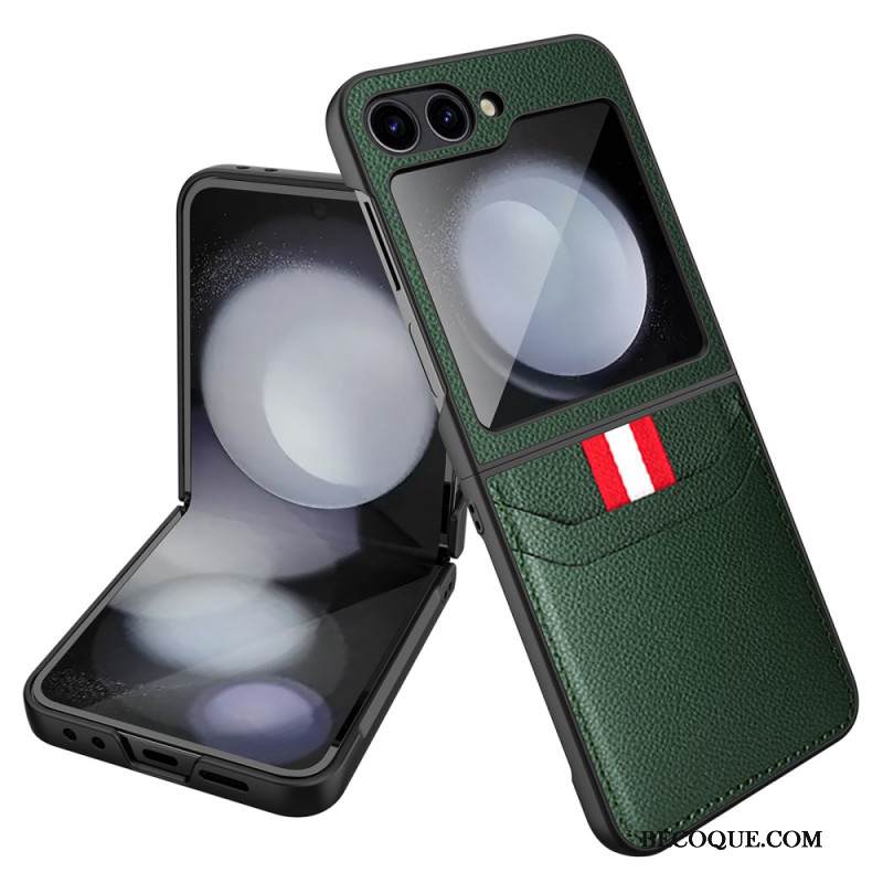 Kuori Samsung Galaxy Z Flip 7 Fe Litsitekstuurikorttikotelo Suojakuori