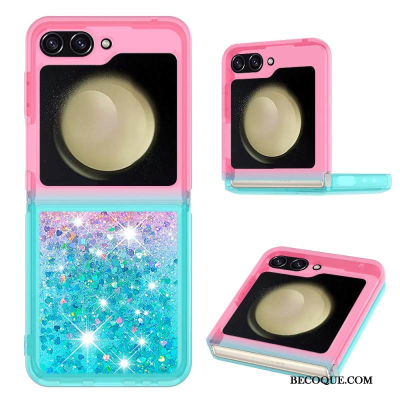 Kuori Samsung Galaxy Z Flip 7 Fe Liukuvärjätty Kimalle Suojakuori