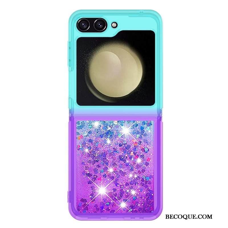 Kuori Samsung Galaxy Z Flip 7 Fe Liukuvärjätty Kimalle Suojakuori