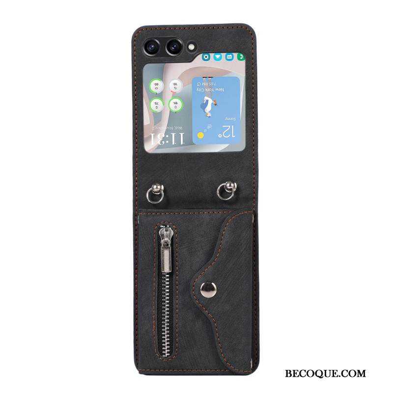 Kuori Samsung Galaxy Z Flip 7 Fe Lompakko Ja Olkahihna