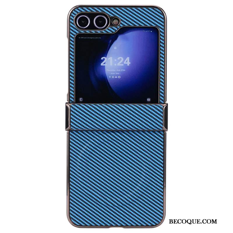 Kuori Samsung Galaxy Z Flip 7 Fe Magneettinen Hiilikuitukuvio Suojakuori