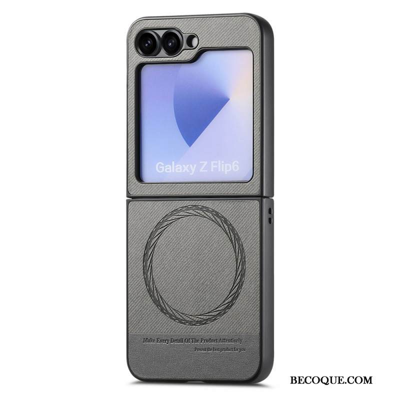 Kuori Samsung Galaxy Z Flip 7 Fe Magsafe-yhteensopiva Farkkukangas Tekstuuri Suojakuori