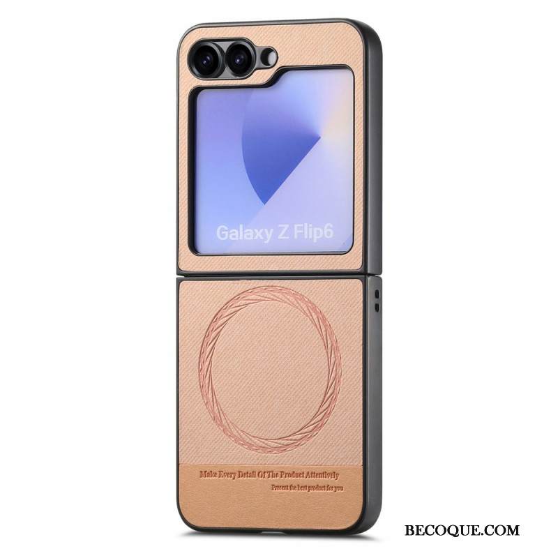 Kuori Samsung Galaxy Z Flip 7 Fe Magsafe-yhteensopiva Farkkukangas Tekstuuri Suojakuori