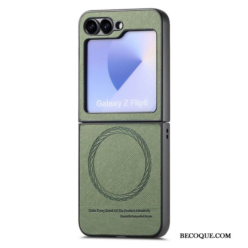 Kuori Samsung Galaxy Z Flip 7 Fe Magsafe-yhteensopiva Farkkukangas Tekstuuri Suojakuori