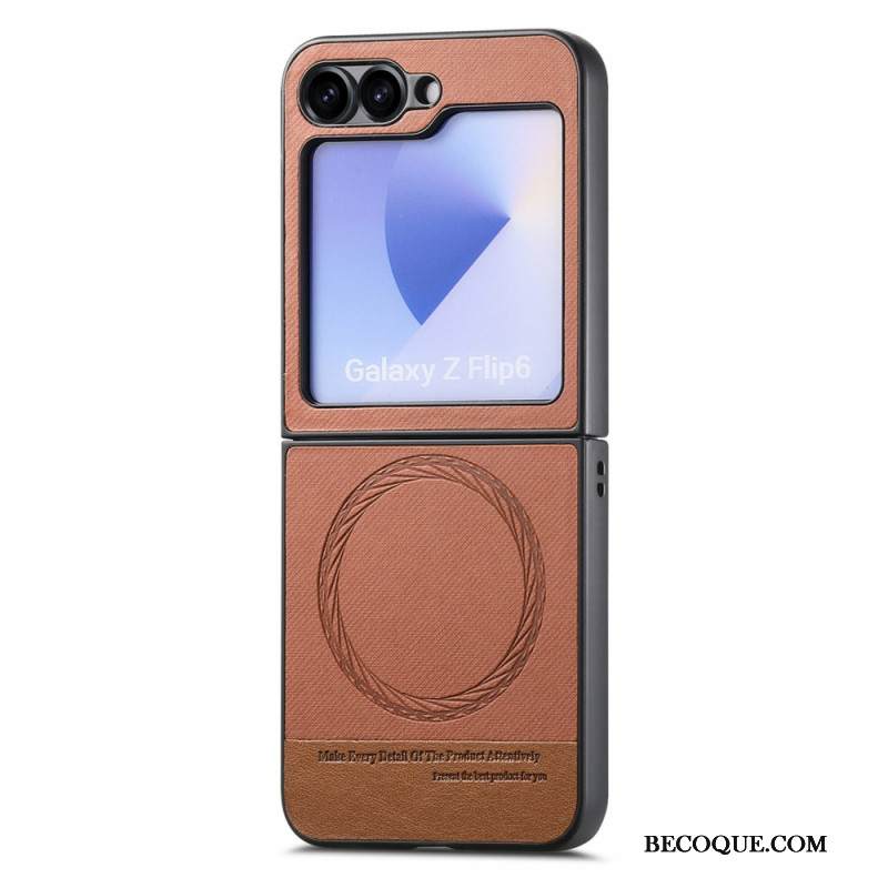 Kuori Samsung Galaxy Z Flip 7 Fe Magsafe-yhteensopiva Farkkukangas Tekstuuri Suojakuori