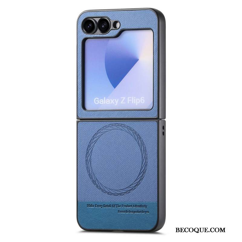 Kuori Samsung Galaxy Z Flip 7 Fe Magsafe-yhteensopiva Farkkukangas Tekstuuri Suojakuori