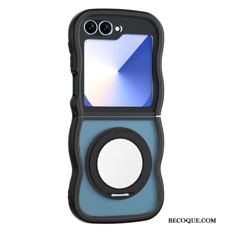 Kuori Samsung Galaxy Z Flip 7 Fe Pyörivä Jalusta Ja Sisäänrakennettu Peili