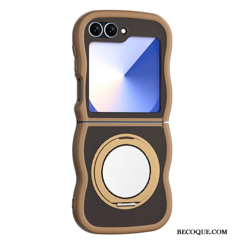 Kuori Samsung Galaxy Z Flip 7 Fe Pyörivä Jalusta Ja Sisäänrakennettu Peili