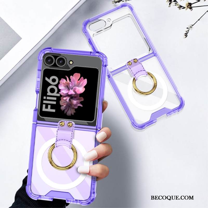 Kuori Samsung Galaxy Z Flip 7 Fe Rengaspidikkeellä Ja Magneettikiinnityksellä Gkk