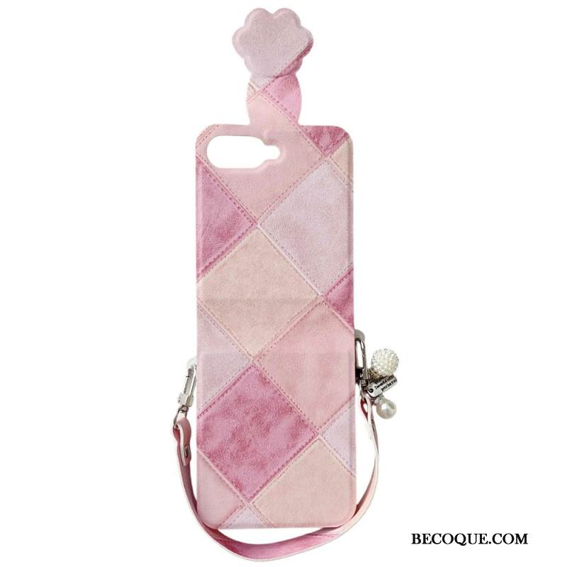 Kuori Samsung Galaxy Z Flip 7 Fe Retro Kissankäpälälukolla