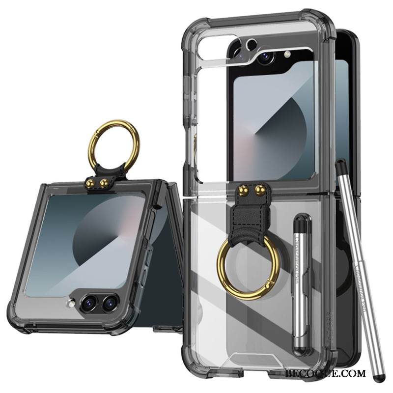 Kuori Samsung Galaxy Z Flip 7 Fe Sormuskotelo Ja Kynä