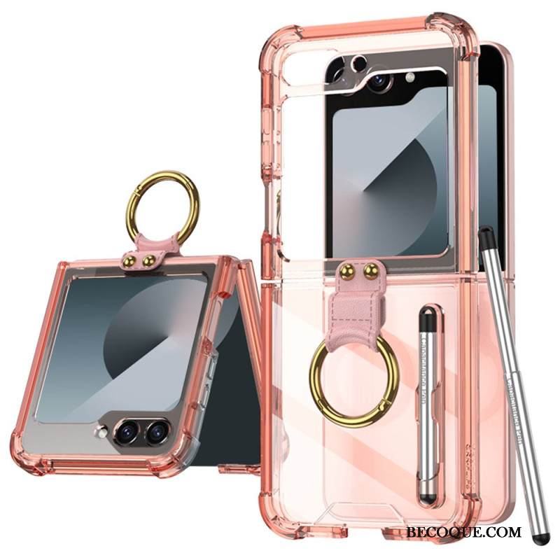 Kuori Samsung Galaxy Z Flip 7 Fe Sormuskotelo Ja Kynä