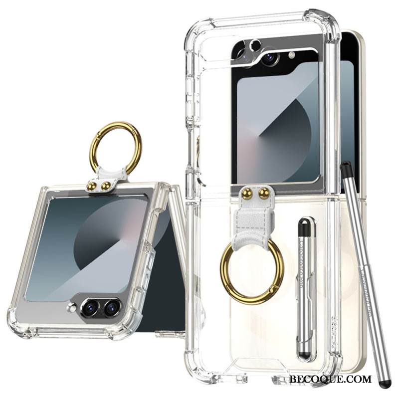 Kuori Samsung Galaxy Z Flip 7 Fe Sormuskotelo Ja Kynä