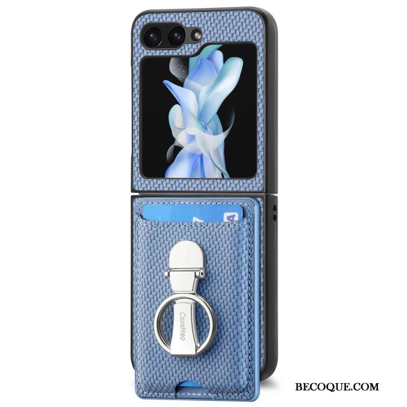 Kuori Samsung Galaxy Z Flip 7 Fe Taitettava Jalusta Ja Korttipidike