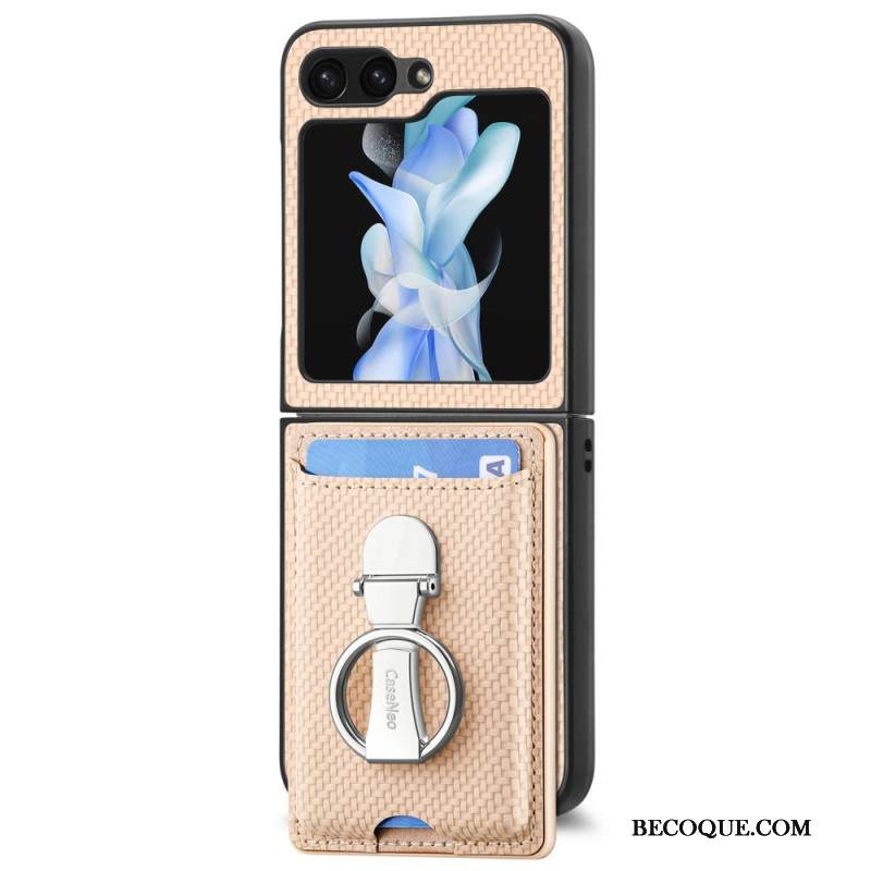 Kuori Samsung Galaxy Z Flip 7 Fe Taitettava Jalusta Ja Korttipidike