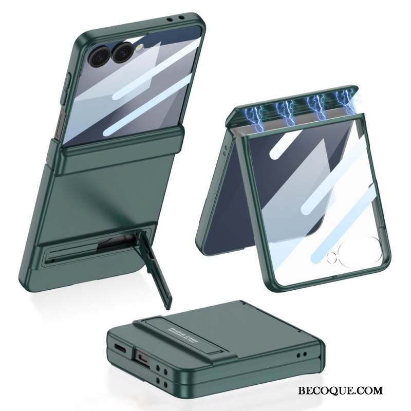 Kuori Samsung Galaxy Z Flip 7 Gkk Magneettinen Jalusta Ja Suoja