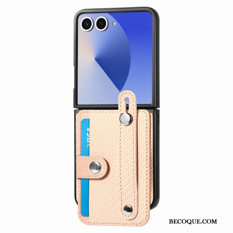 Kuori Samsung Galaxy Z Flip 7 Hiilikuitukorttikotelo Suojakuori