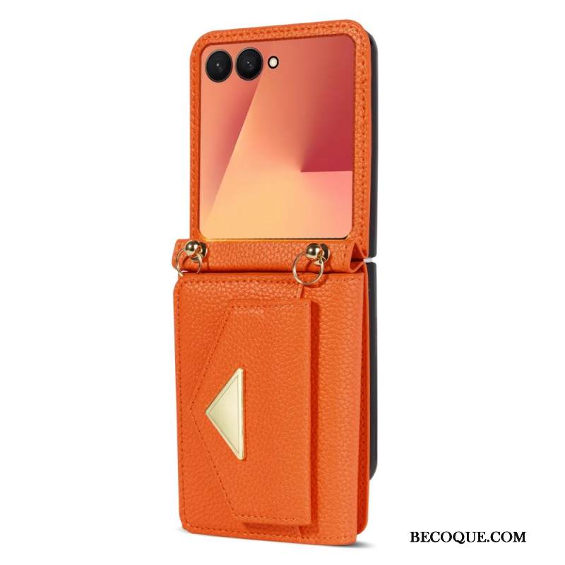 Kuori Samsung Galaxy Z Flip 7 Korttikotelo Ja Rannehihna