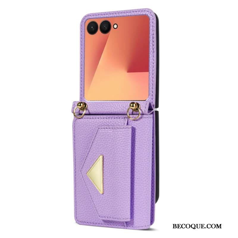 Kuori Samsung Galaxy Z Flip 7 Korttikotelo Ja Rannehihna