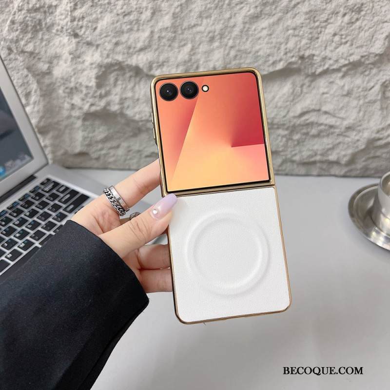 Kuori Samsung Galaxy Z Flip 7 Magneettinen Nappapinta Suojakuori