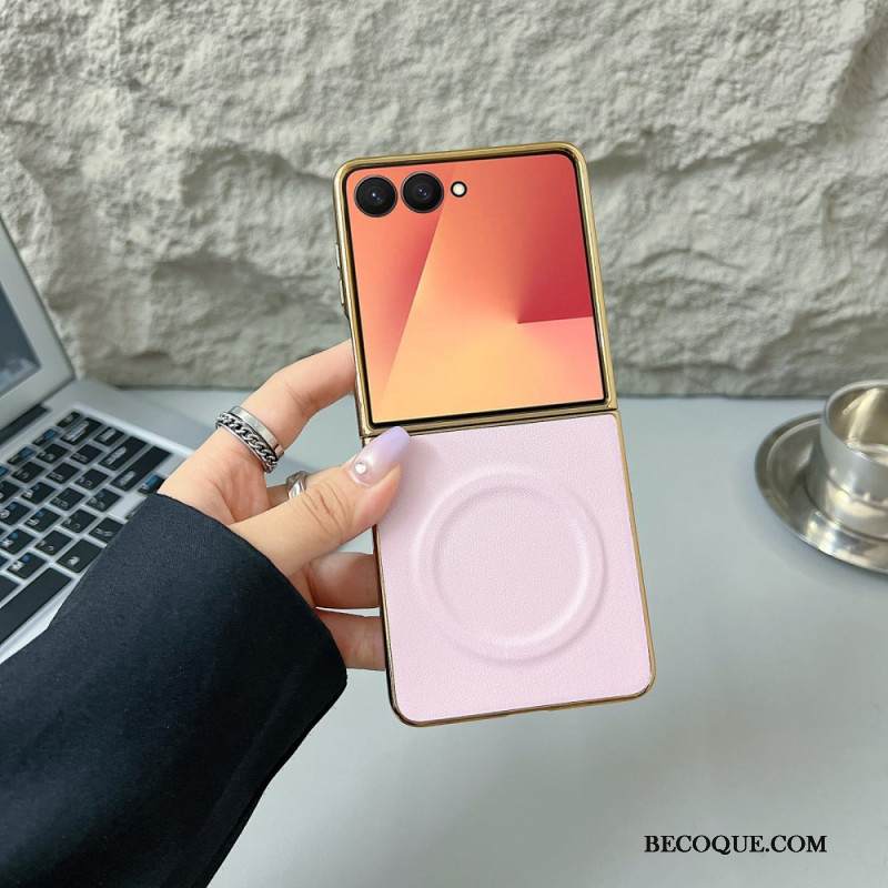 Kuori Samsung Galaxy Z Flip 7 Magneettinen Nappapinta Suojakuori