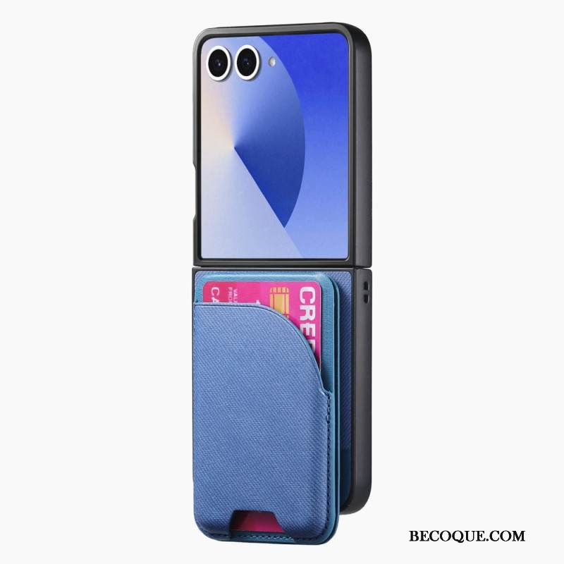 Kuori Samsung Galaxy Z Flip 7 Magneettinen Pidikkeellä Ja Irrotettavalla Korttipidikkeellä