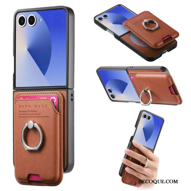 Kuori Samsung Galaxy Z Flip 7 Magsafe-yhteensopiva Irrotettavan Korttikotelon Kanssa