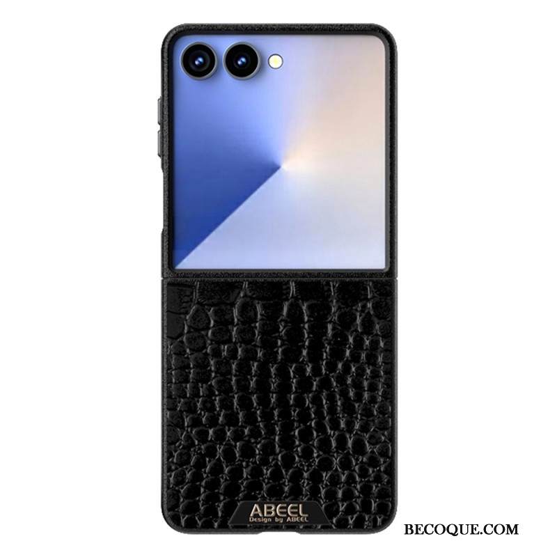 Kuori Samsung Galaxy Z Flip 7 Magsafe-yhteensopiva Krokotiilikuvioinen Abeel