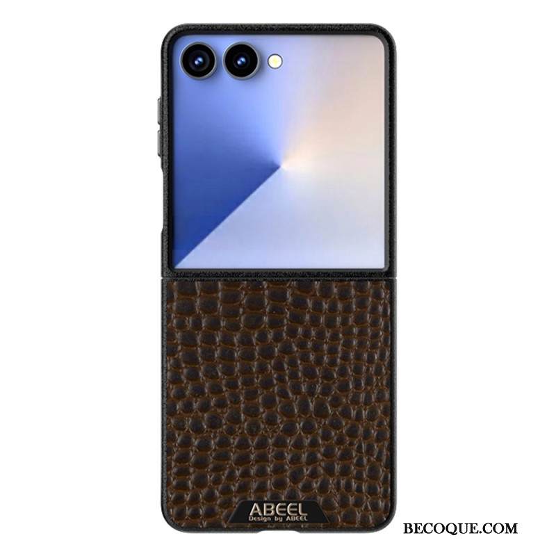 Kuori Samsung Galaxy Z Flip 7 Magsafe-yhteensopiva Krokotiilikuvioinen Abeel