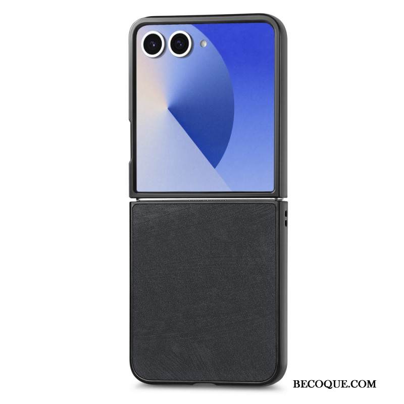 Kuori Samsung Galaxy Z Flip 7 Mokkanahkaefekti Suojakuori