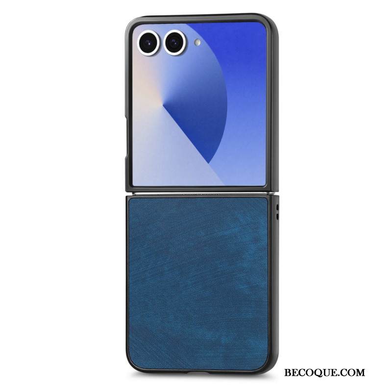 Kuori Samsung Galaxy Z Flip 7 Mokkanahkaefekti Suojakuori