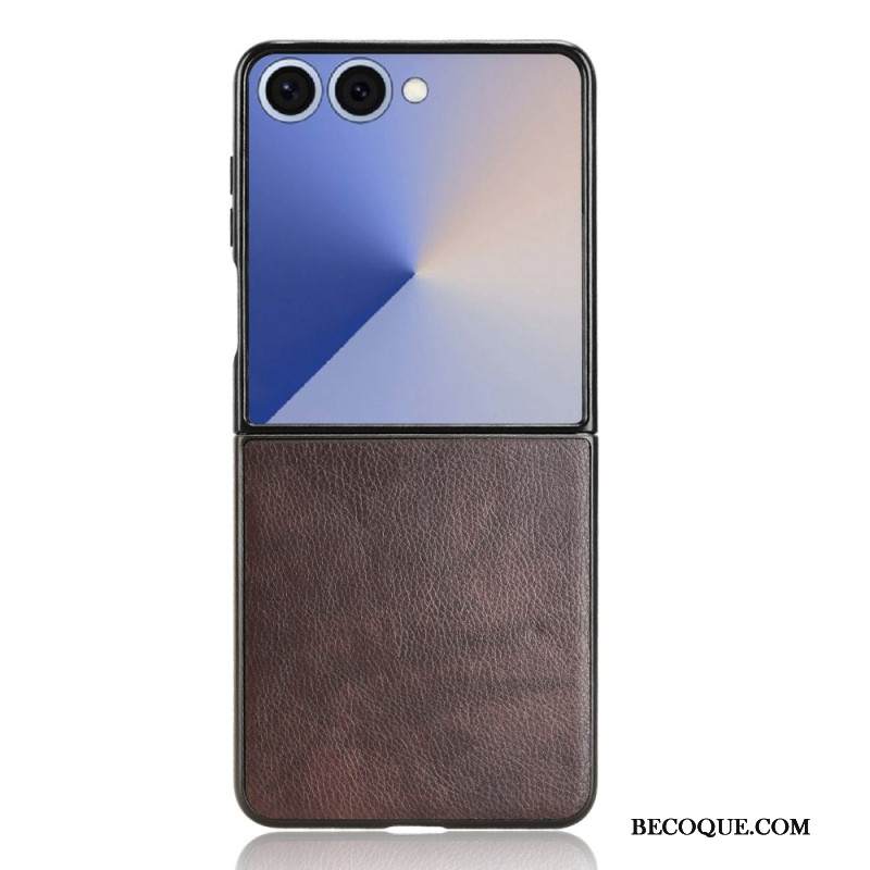 Kuori Samsung Galaxy Z Flip 7 Nahkakuvioinen