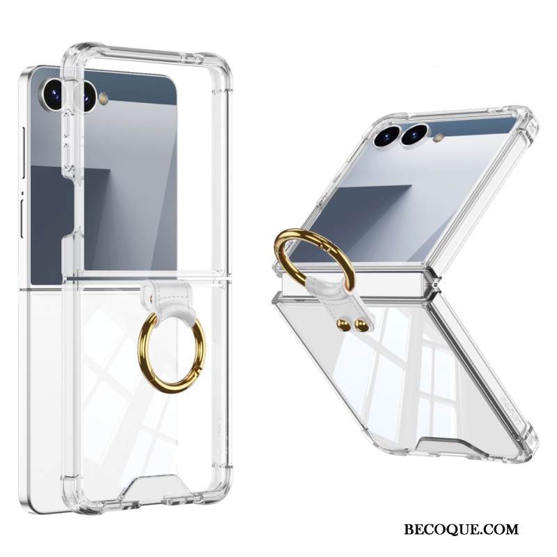 Kuori Samsung Galaxy Z Flip 7 Sormuspidike Ja Suojaus Iskunkestävä Suojakuori