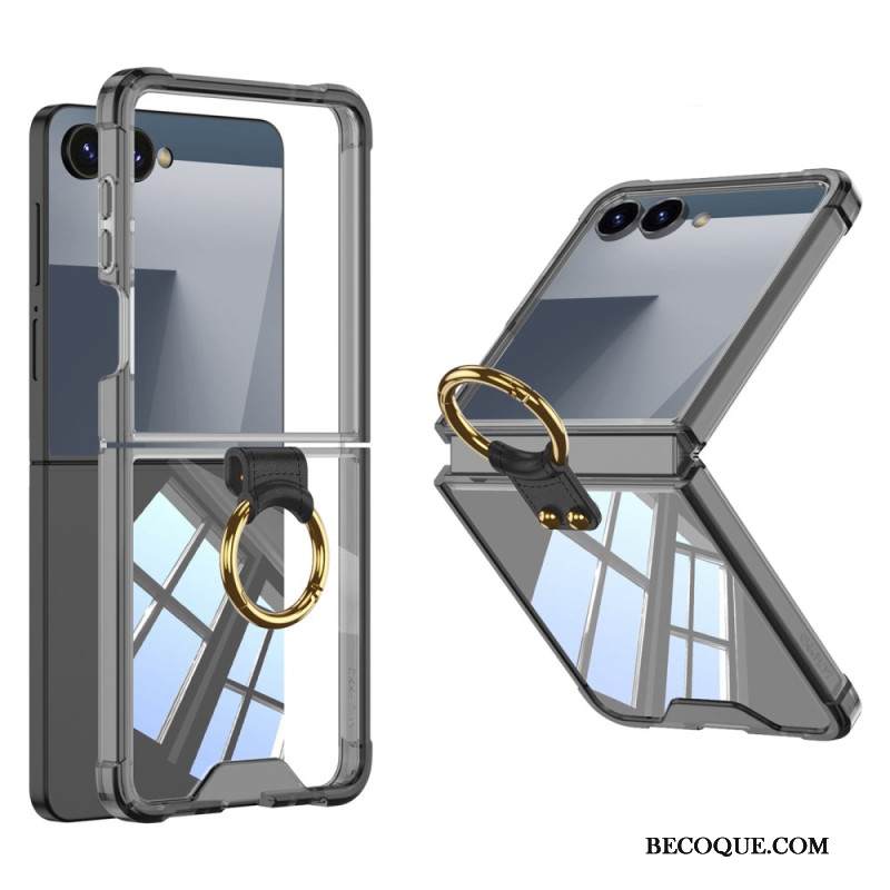 Kuori Samsung Galaxy Z Flip 7 Sormuspidike Ja Suojaus Iskunkestävä Suojakuori