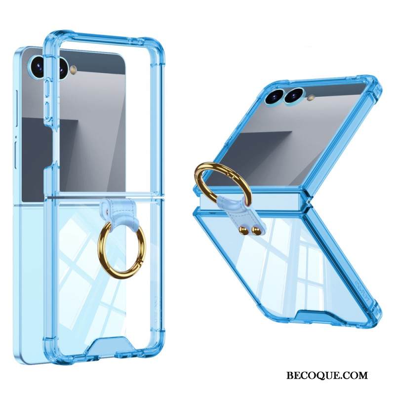 Kuori Samsung Galaxy Z Flip 7 Sormuspidike Ja Suojaus Iskunkestävä Suojakuori