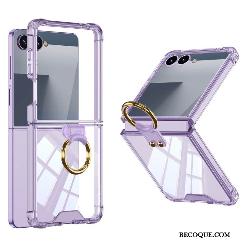 Kuori Samsung Galaxy Z Flip 7 Sormuspidike Ja Suojaus Iskunkestävä Suojakuori