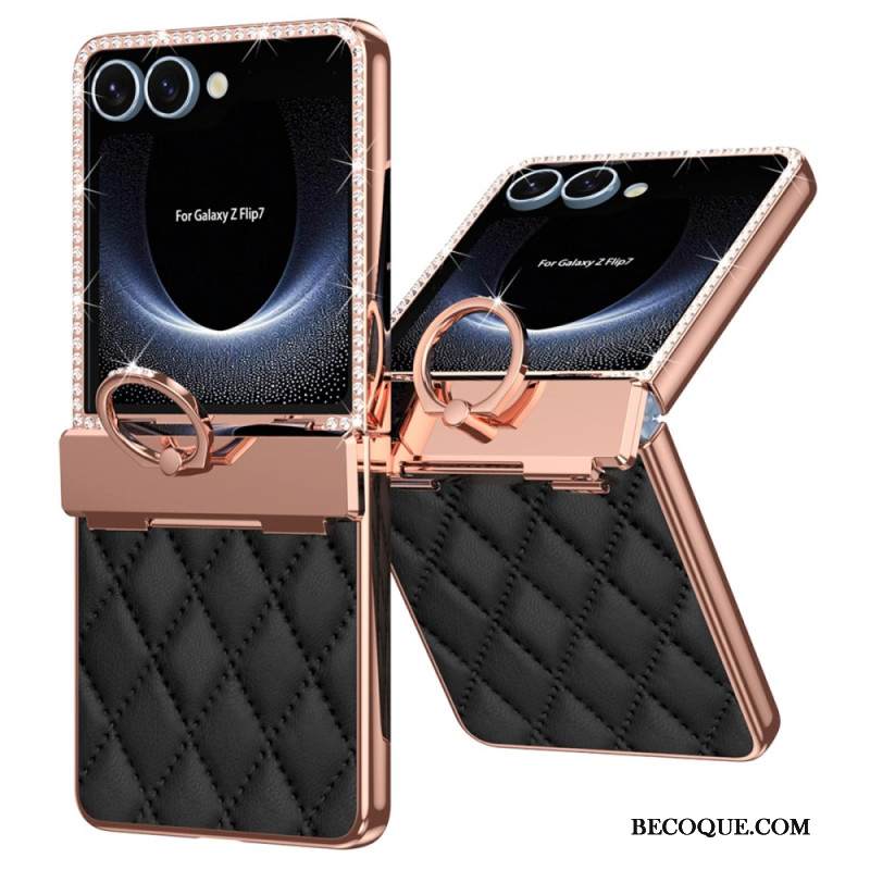 Kuori Samsung Galaxy Z Flip 7 Sormusteline Ja Strassikoriste
