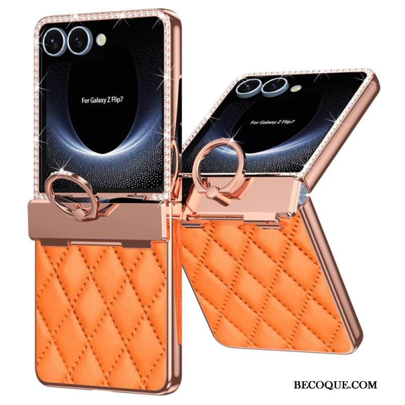 Kuori Samsung Galaxy Z Flip 7 Sormusteline Ja Strassikoriste