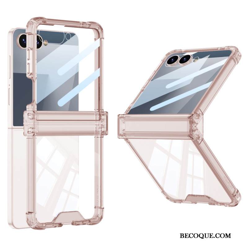 Kuori Samsung Galaxy Z Flip 7 Värillinen Läpikuultava Turvatyynysuojalla